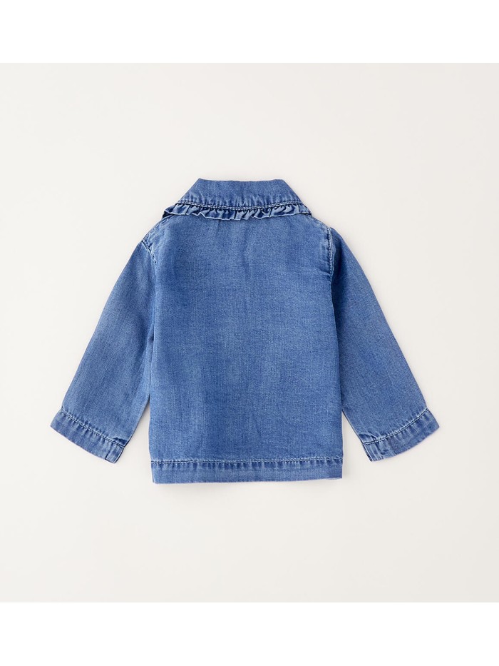 Giubbino jeans minibanda neonata