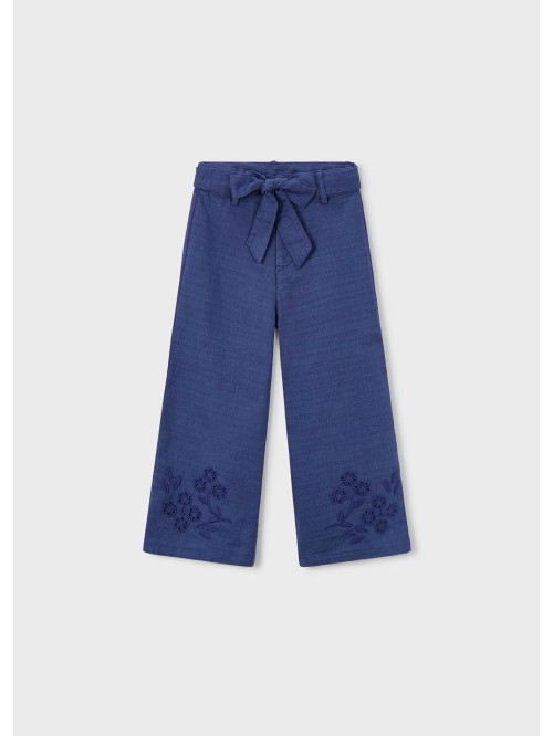 Pant lungo ricamo mayoral bimba