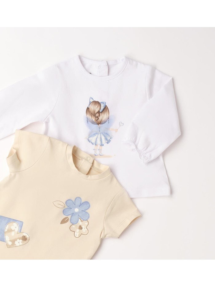 Maglietta shirt idomini neonata