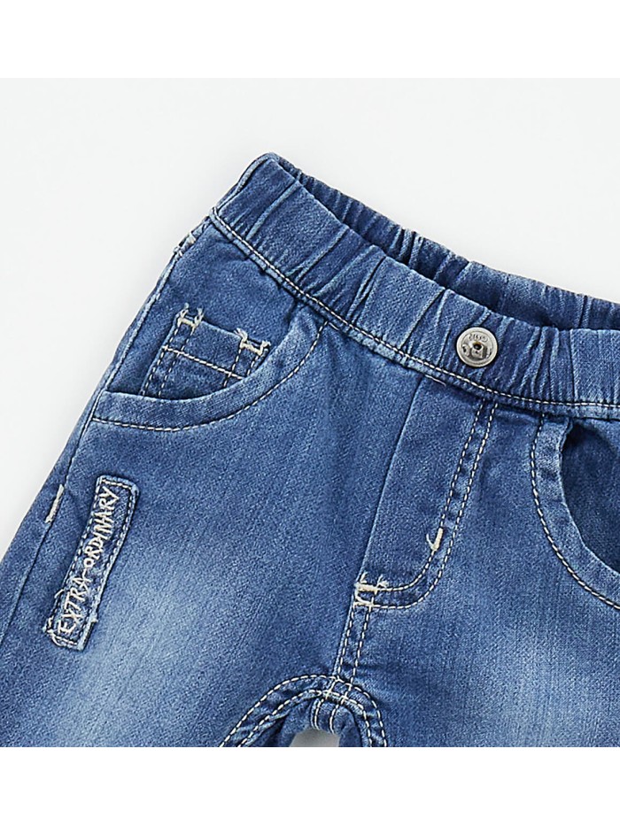 Pant denim idomini neonato