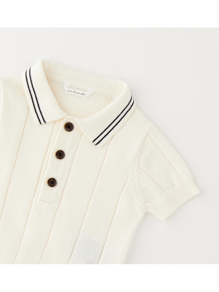 Polo filo minibanda neonato