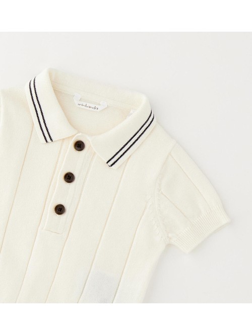 Polo filo minibanda neonato