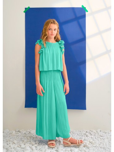 Completo pant  chiffon plisse'abel & lula bimba