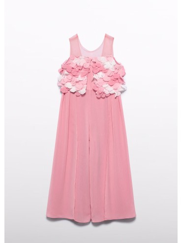 Tuta lunga  chiffon  fiori 3d abel & lula girl 2