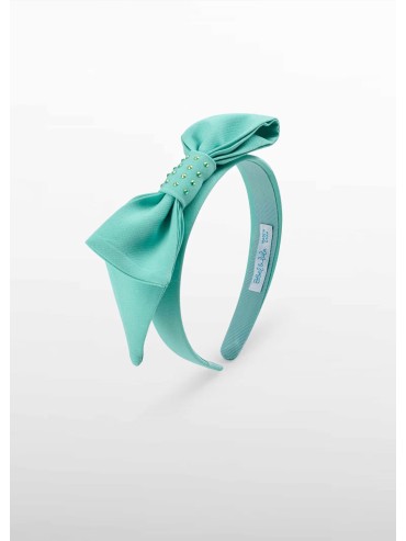 Cerchietto fiocco crepe abel & lula