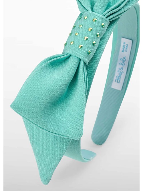 Cerchietto fiocco crepe abel & lula