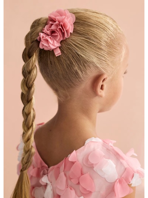 Set fermagli fiori tulle plisse'  abel & lula