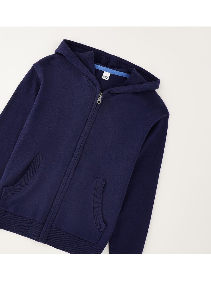 Felpa aperta zip ido junior