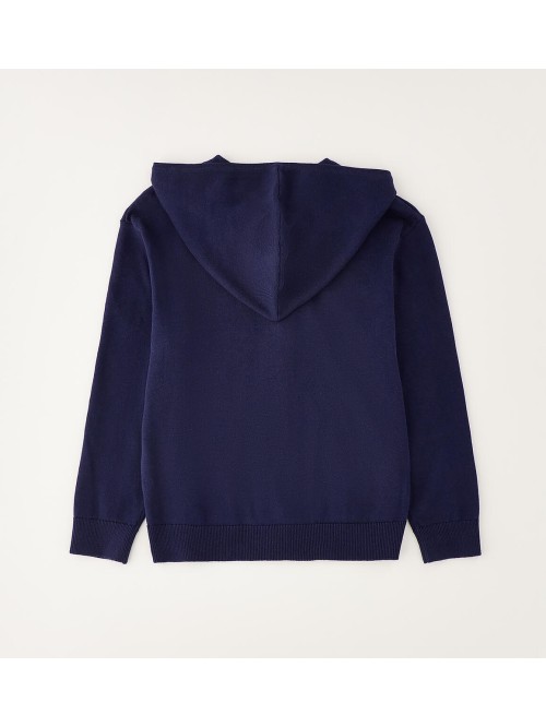 Felpa aperta zip ido junior