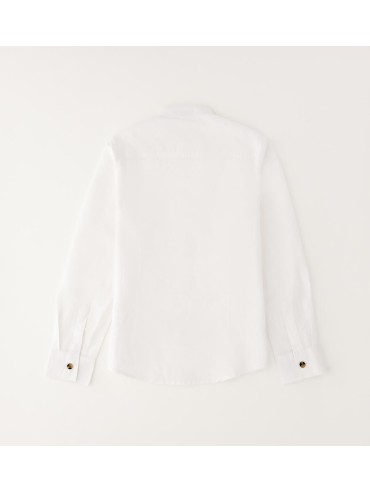 Camicia coreana in lino ido junior 2