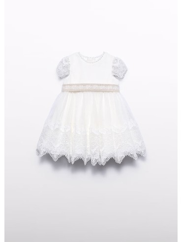 Vestina  tulle ricamato abel  & lula baby bimba