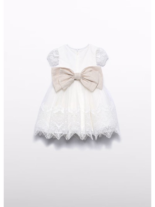 Vestina  tulle ricamato abel  & lula baby bimba