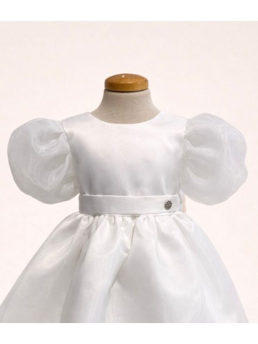 Abito organza illiana baby e bimba 2