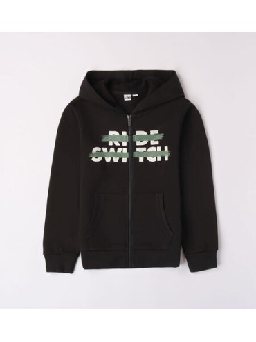 Felpa aperta zip ido junior