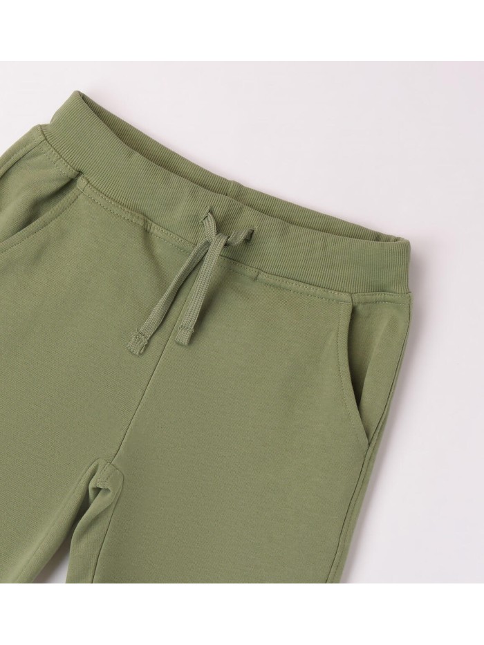 Pantalone maglia tagliata lungo