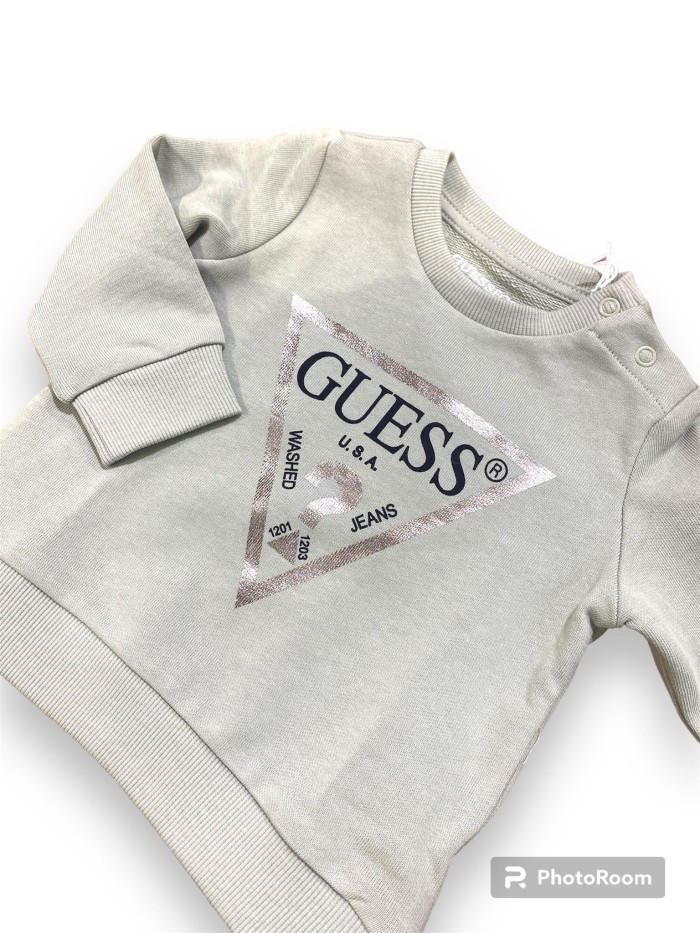Felpa logo guess? baby e bimba