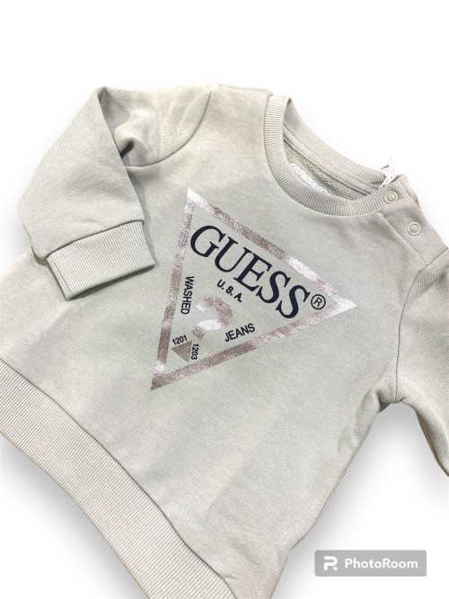 Felpa logo guess? baby e bimba