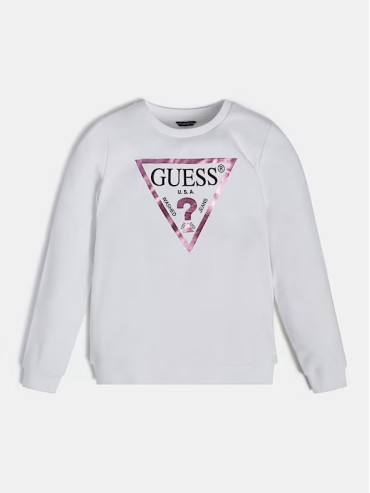 Felpa logo guess? baby e bimba