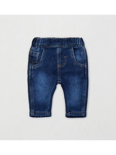 Pant denim minibanda neonato