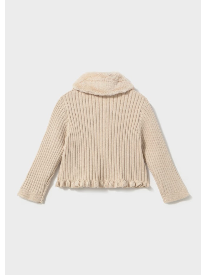 Giacchina collo pell mayoral baby bimba