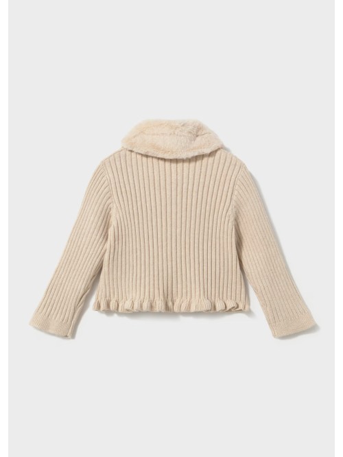 Giacchina collo pell mayoral baby bimba