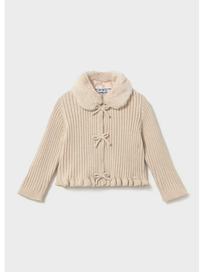 Giacchina collo pell mayoral baby bimba