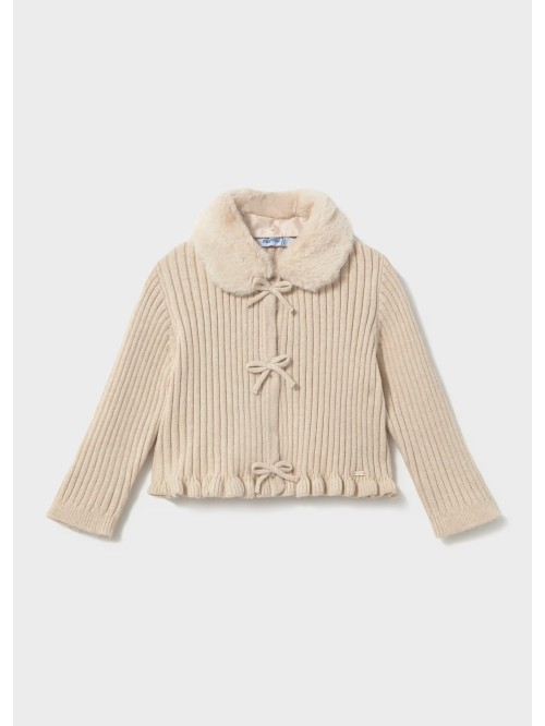 Giacchina collo pell mayoral baby bimba