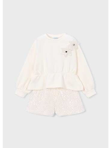 Completo lustrini mayoral bambina 2