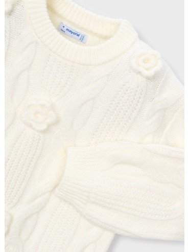 Maglione fiori 3d mayoral bambina 2