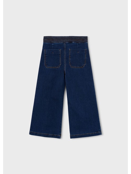 Pant denim wide leg mayoral bambina
