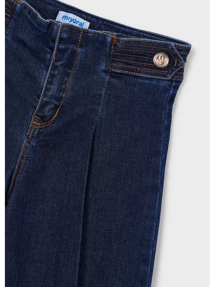 Pant denim wide leg mayoral bambina