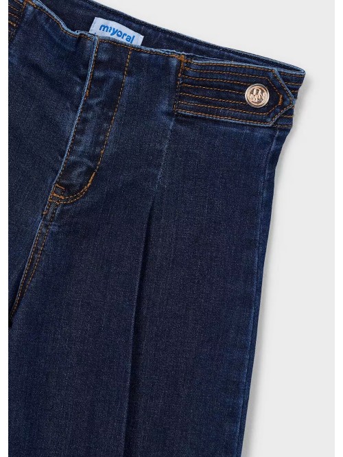 Pant denim wide leg mayoral bambina