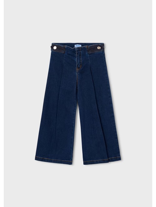 Pant denim wide leg mayoral bambina