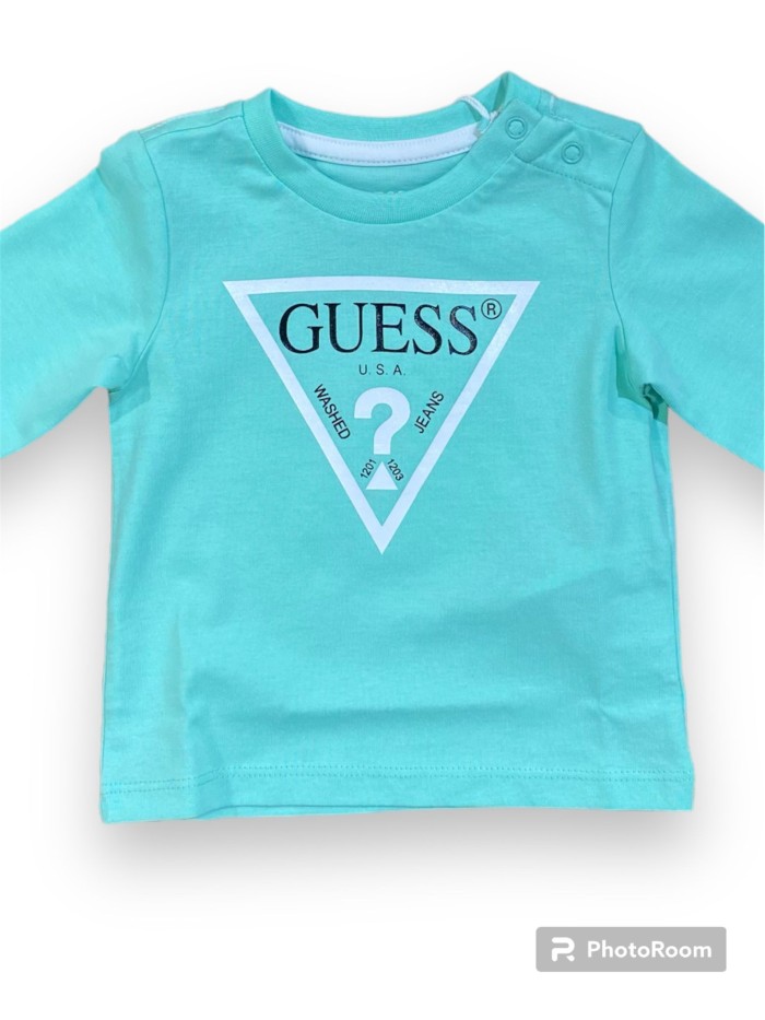 T-shirt ml logo guess? baby e bimbo