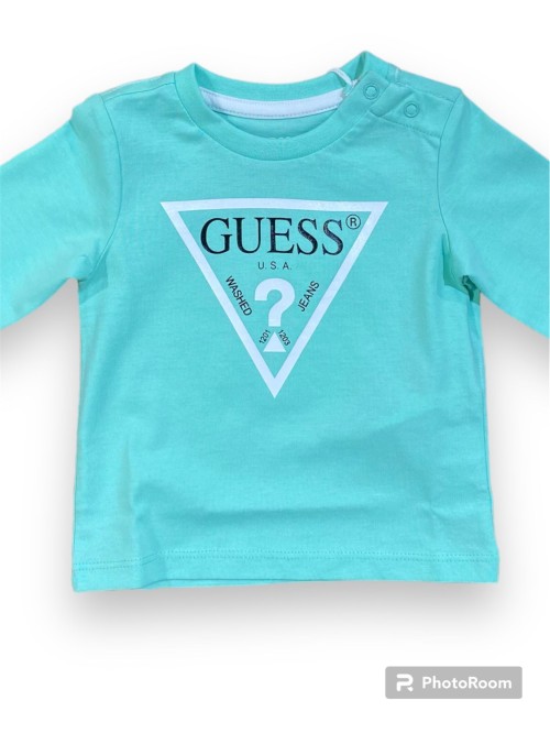T-shirt ml logo guess? baby e bimbo