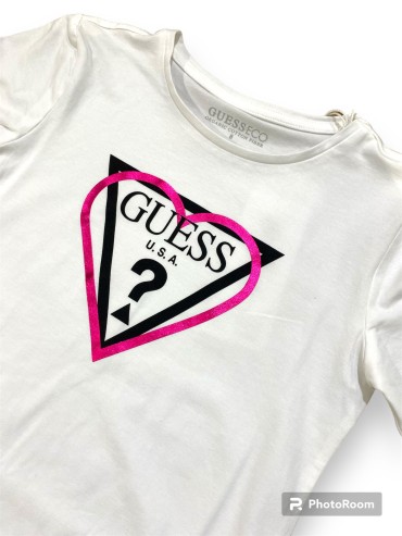T-shirt ml logo guess? girl 2