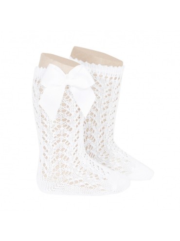 Calzino lungo traf fiocco condor baby bimba