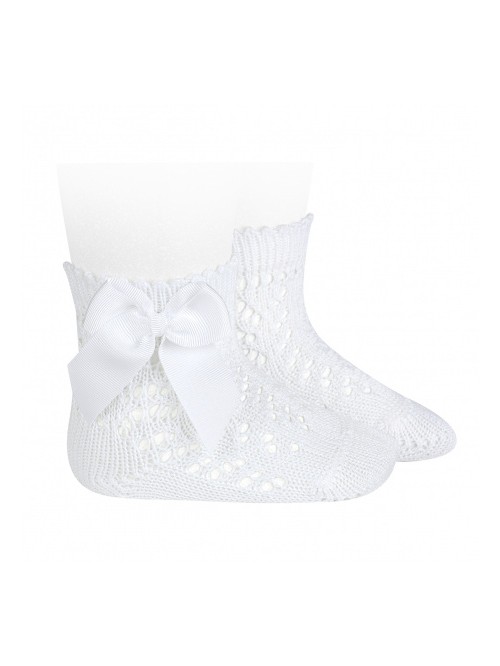 Calzino corto traf fiocco condor baby bimba
