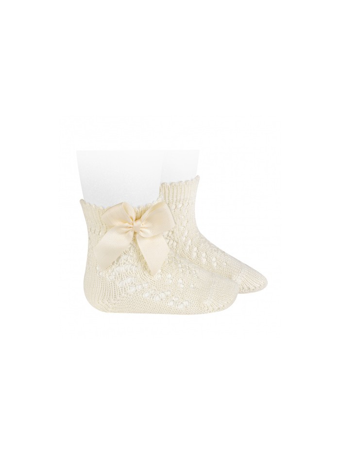 Calzino corto traf fiocco condor baby bimba