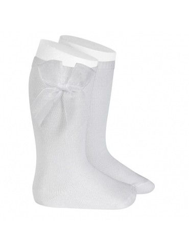 Calzino lungo fiocco tulle condor baby bimba