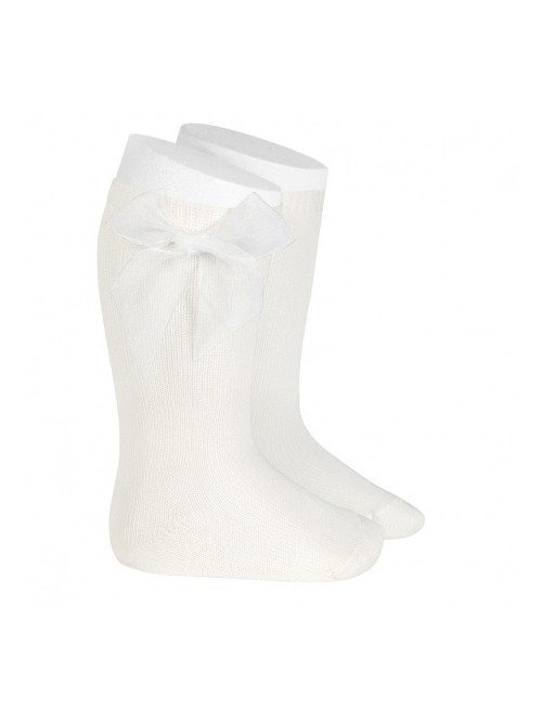 Calzino lungo fiocco tulle condor baby bimba