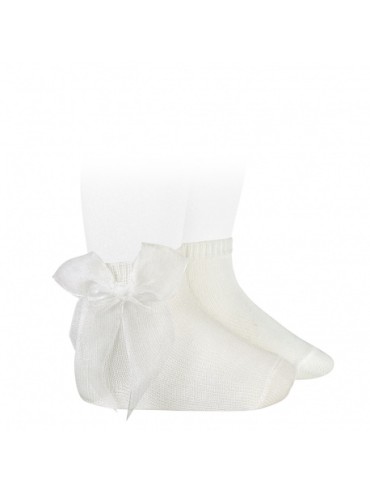 Calzino corto fiocco tulle condor baby bimba 2