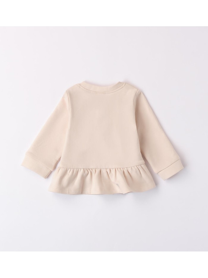 Felpa zip miniido neonata