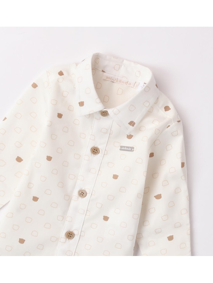 Camicia ml minibanda neonato