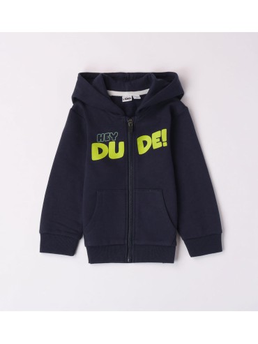 Felpa aperta zip ido baby e bimbo