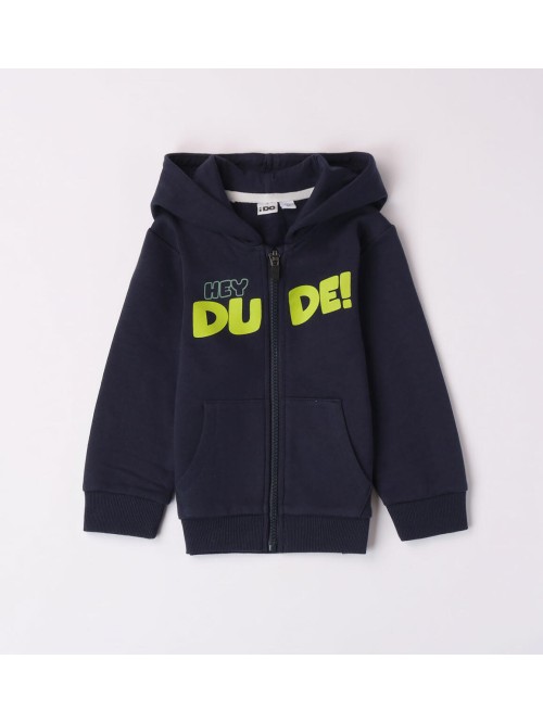 Felpa aperta zip ido baby e bimbo