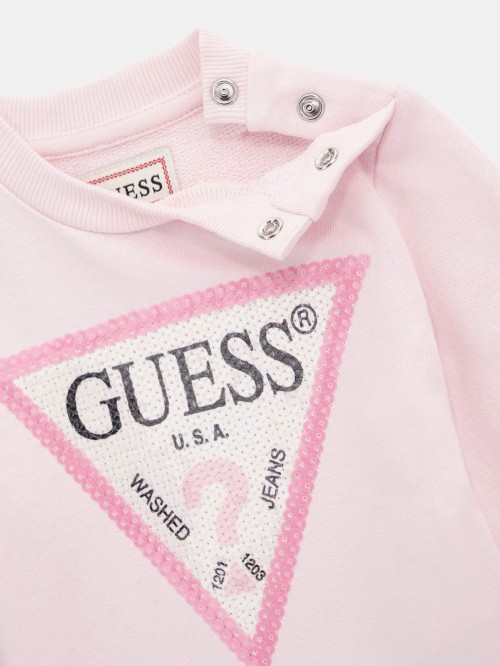 Felpa logo guess? baby e bimba