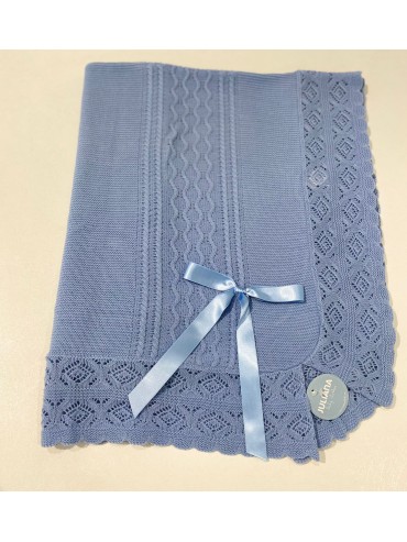 Copertina scialle juliana neonato