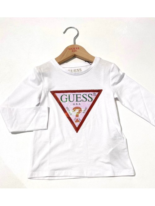 T-shirt ml logo  guess? bimba