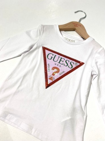 T-shirt ml logo  guess? bimba 2